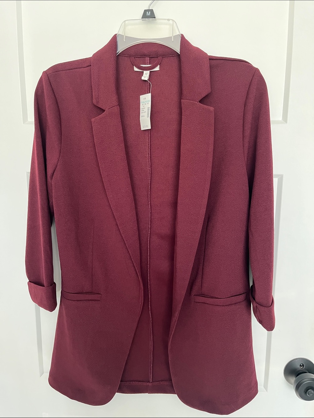 Maurices Women's Open-Front Blazer - Wine